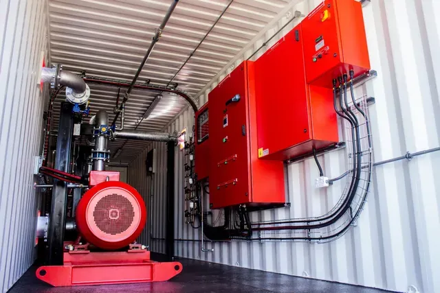davron equipment commercial fire equipment skid