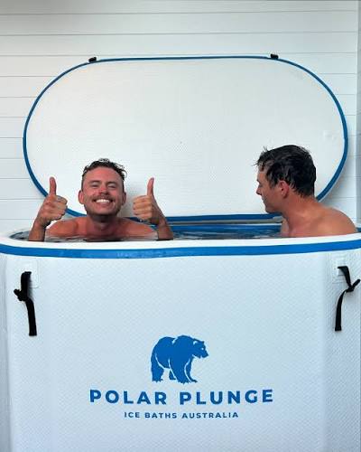 polar plunge australia ice bath product launch